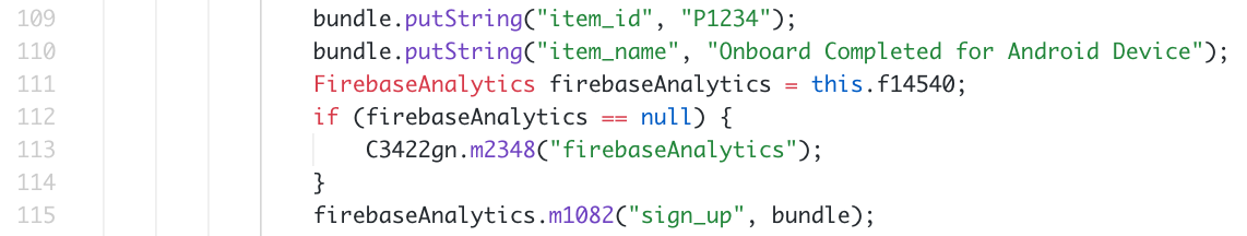 firebase tracking